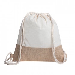 SACCA ZAINO IN JUTA E...