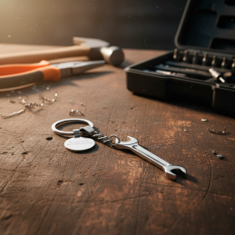 PORTACHIAVI "DOPPIA CHIAVE...